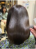 【SARAJU 西宮北口店】縮毛矯正丸みセミロング