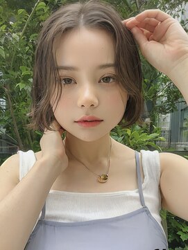 ネオリーブ アンド 渋谷店(Neolive &) 前髪/レイヤーカット/シアーカラー/姫カット/渋谷