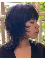 チクロ(ticro) 【チクロ】20代30代顔周り可愛いミディアムウルフパーマ