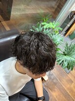 ヘアーワークス ボナ(HAIR WORKS bona.)&nbsp;波巻きスパイラル×ショートマッシュ ビジネス/学生/スーツ