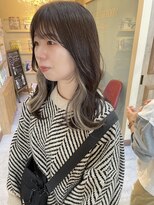 スニュウ(snuw)&nbsp;【snuw_ayano】インナーカラー/ホワイトベージュ