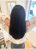 ナチュラルストレート×黒髪暗髪20代30代40代大人可愛いロング