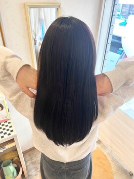 キャメル ヘアーデザイン(Camel hairdesign) ナチュラルストレート×黒髪暗髪大人可愛いロングレイヤー