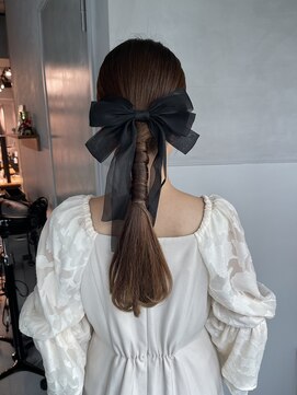 シャルムバイケンジ(Charm.by KENJE) 【タイトポニーテール】結婚式/二次会//銀座/ヘアセット/成人式