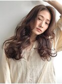 髪質改善 スーパーロング ワンレングス レイヤー 韓国風巻き