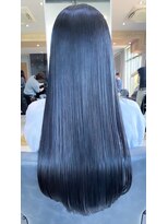 ジーナ 福岡天神(Zina) Deep Bluege × Premium髪質改善トリートメント