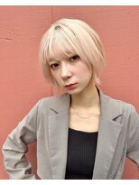 ミエルヘアーエスト 新宿店(mielhair est)&nbsp;ハイトーンボブ☆ブリーチカラー　【新宿】