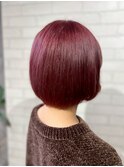 ブリーチハイトーンピンクアッシュミニボブ×20代30代可愛い