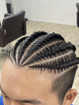 スウェル 津田沼店(Swell) コーンロウ/サーフカール/スパイキーショート/ブルーブラック