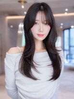 ハバナ 渋谷(HAVANA)&nbsp;20代30代大人かわいい/ダークグレージュ/レイヤーカット/前髪