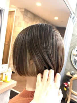 テーラヘアー 公津の杜店(TELA HAIR) ミニボブ+イヤリング