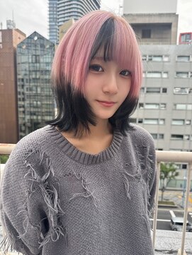 イリ 梅田(ili) ハイライトカラー/ミルクティーベージュ/レイヤーカット