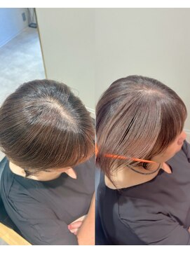 ミルシェ(MILSHE) 脱白髪染めで透明感カラー