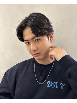 フォト 新宿(foto) 毛流れセンターパート/曲がる縮毛矯正/ニュアンスパーマ★