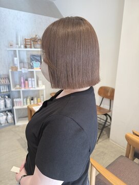 フーコー 下関店(fuhcoh) 切りっぱなしバブ　オリーブベージュ