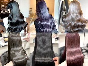 アオ(ao.)の写真/髪質改善トリートメントで極上の艶髪に!ハイトーンカラーやパーマで傷んだダメージ毛も徹底ケア【学割U24】