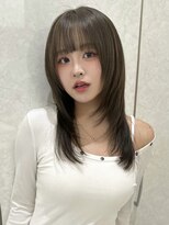 アイトーキョーエス 渋谷(AI TOKYO S)&nbsp;着物ヘア/大人ガーリー/ダークアッシュ/似合わせカット/渋谷