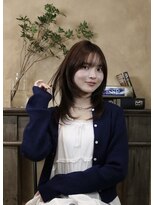 フークフーク(HOEK HOEK)&nbsp;レイヤーカット×ブラウンカラー