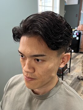 スタンドバーバー 柏(STAND BARBER) リバースセンターパート/ニュアンスパーマ/ダウンバング/柏