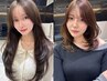 ◆骨格補正カット+カラー+美髪ケア￥14960 [四条烏丸/レイヤーカット/顔周り]