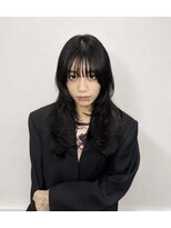 ココデメル(Coco de mer)&nbsp;ブラックカラーハッシュカット ハイレイヤー