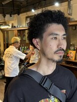 WEST END BARBER SHOP OMACHI SENDAI【ウエストエンド】&nbsp;【RIO】ブッダパーマ/テーパーフェード/30代