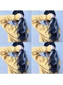 編み込みエクステインナーカラー