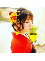 サロンド モナムール(salon de Mon amour)&nbsp;卒業式　着付け＆ヘアセット