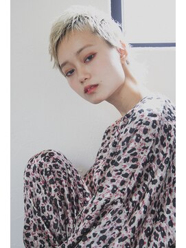 マルコ(marc..) ホワイトブロンド×ショートウルフ