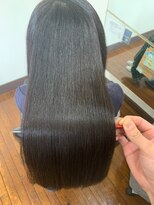 美容室 メザミー MESAMIES 30代40代大人可愛いさら艶ストレートロング【髪質改善/松本】