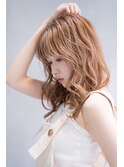 【kate 】大宮 キャラメルベージュ×ミックスウェーブ