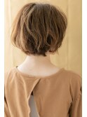 カーキベージュくせ毛風小顔クールショートY大宮10代20代30代
