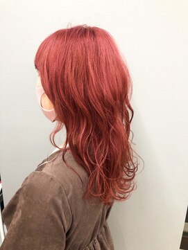 カーサ バイ ハミュウ たまプラーザ(CASA by Humium) 20代◎大人可愛い！ハイライト×レッドカラーでイメチェン♪