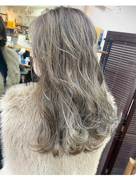 ヘアスタジオハレ(hair studio HALE) グレージュ◎ケアブリーチ◎初ブリーチ