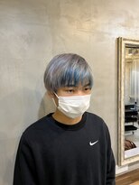 リエコー(RE'ECHO)&nbsp;シルバー/ブルー/メンズカット