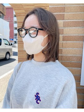 レクタ(recta) ヘーゼルベージュ ミディアムヘア ケアブリーチ