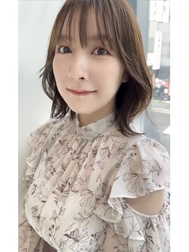 エアー 銀座タワー(AIR) くびれミディ/小顔ヘア/前髪カット　【榛葉】@air_t_shinba