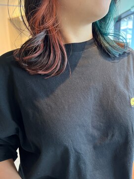 ロカリタ キョウト 河原町三条店(ROCAReTA kyoto) オレンジ×ライトブルー