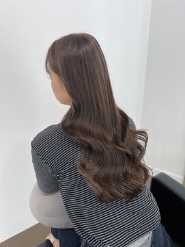 イオエ 梅田(ioe) ニュアンスカラー/グレージュ/ツヤ髪スタイル/髪質改善/縮毛矯正