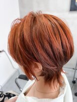 ルーム(room 202)&nbsp;【似合わせカットウルフレイヤー×テラコッタオレンジ♪】