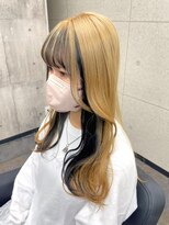 スターズ 川越店(STARS)&nbsp;10代20代　ブラック×インナーカラー　透明感　艶感　ロング