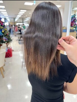 ケンジ 平塚ラスカ店(KENJE) 平塚市美容院/平塚縮毛矯正/平塚髪質改善ストレート/オージュア