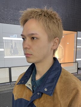 スー 渋谷(suu) ニュアンスパーマセンターパートメンズツイストスパイラルパーマ