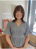 20代30代大人可愛い小顔カット切りっぱなしレイヤー