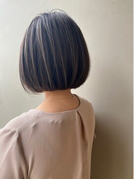 アンジェリカ 難波店(ANGELICA) 【ANGELICA 望月】大人ショートボブ×ハイライト×ミニボブ