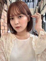 イメチェン前髪小顔ボブ_銀座