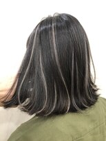 エトラ 渋谷店(etora)&nbsp;小顔 ネビージュ　グレージュハイライトカラー◎