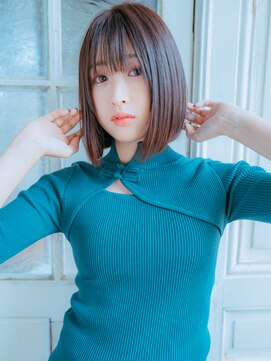 ゲート いわき(Gate) 重めワンレンボブ