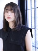茨木/顔まわりレイヤーでまとまり&軽さのあるミディアムヘア