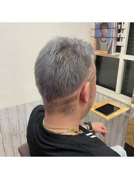 ビー オン ディー ヘア 池袋(BonD hair) メンズシルバー【池袋/髪質改善/ハイライト】